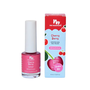 Cherry Berry Kids nail polish on white background