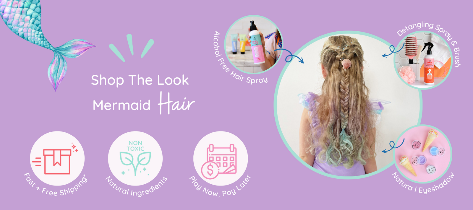 Shop the look kids mermaid hairstyle