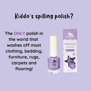 purple non toxic kids nail polish