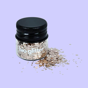 Real Rose Gold Bio Glitter from The Glitter Tribe sold at No Nasties Kids NZ
