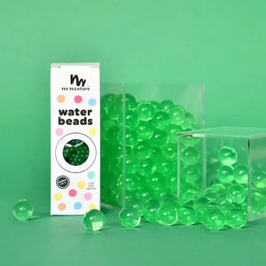 Water beads by No Nasties Kids NZ green colour