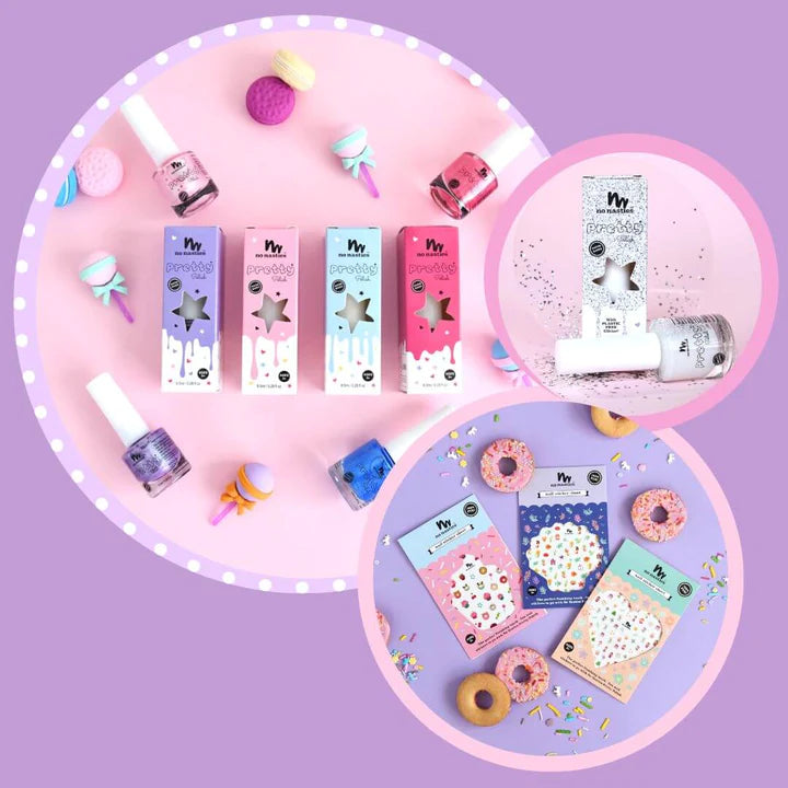 Kids nail polish and nail stickers
