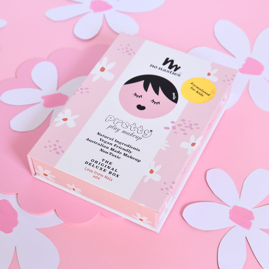 Nala Pink Natural Pressed Powder Kids Makeup Palette Kit