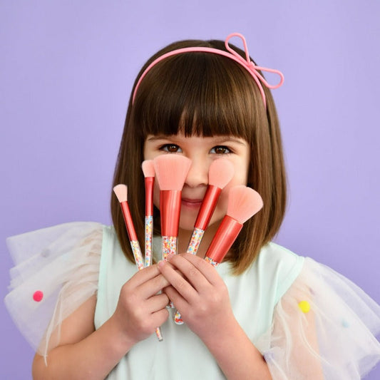Nala Pink Kids Makeup Deluxe Box and Twinkle Sprinkle Brush Set