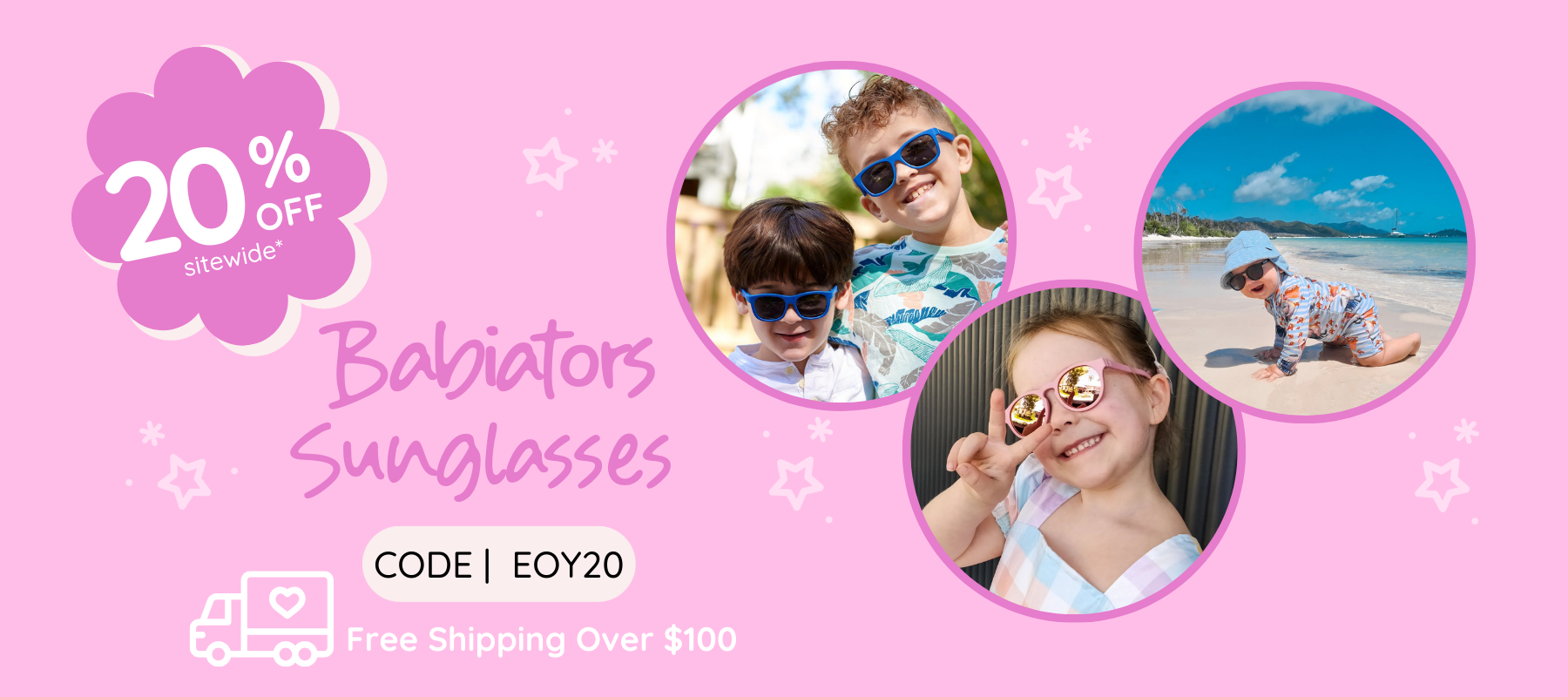 EOFY Sale on Babiators at No Nasties Kids NZ