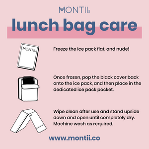 How to care for your MontiiCo lunch bag