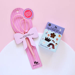Topsy tail styling tool and fairytale hair bobbles