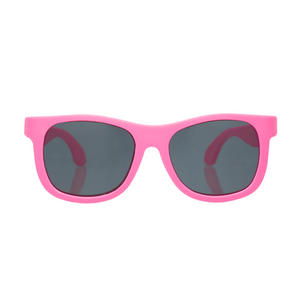 Babiators Navigator kids sunglasses in think pink colour