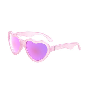 Babiators kids sunglasses heart shaped polarised pink colour