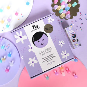 Kids natural play makeup in purple with unicorn water beads nz