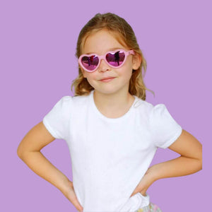 Heart shaped sunglasses for kids by Babiators