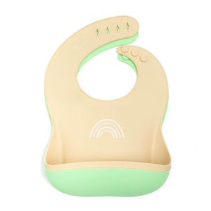 Little Woods Mint and Caramel Wipe Away Bib