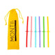 MontiiCo Mini Silicone Stopper Straw Fruity Pop Set