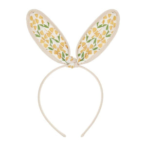 floral knot bunny ears headband by mimi and lula