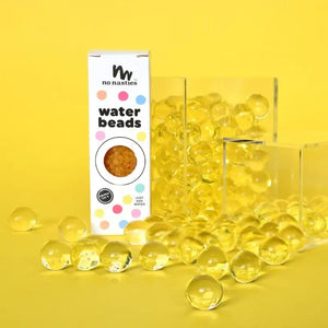 Water beads by No Nasties Kids NZ yellow colour
